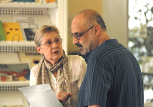 Tessa Ransford and Iyad Hayatleh: Photograph by Mike Knowles